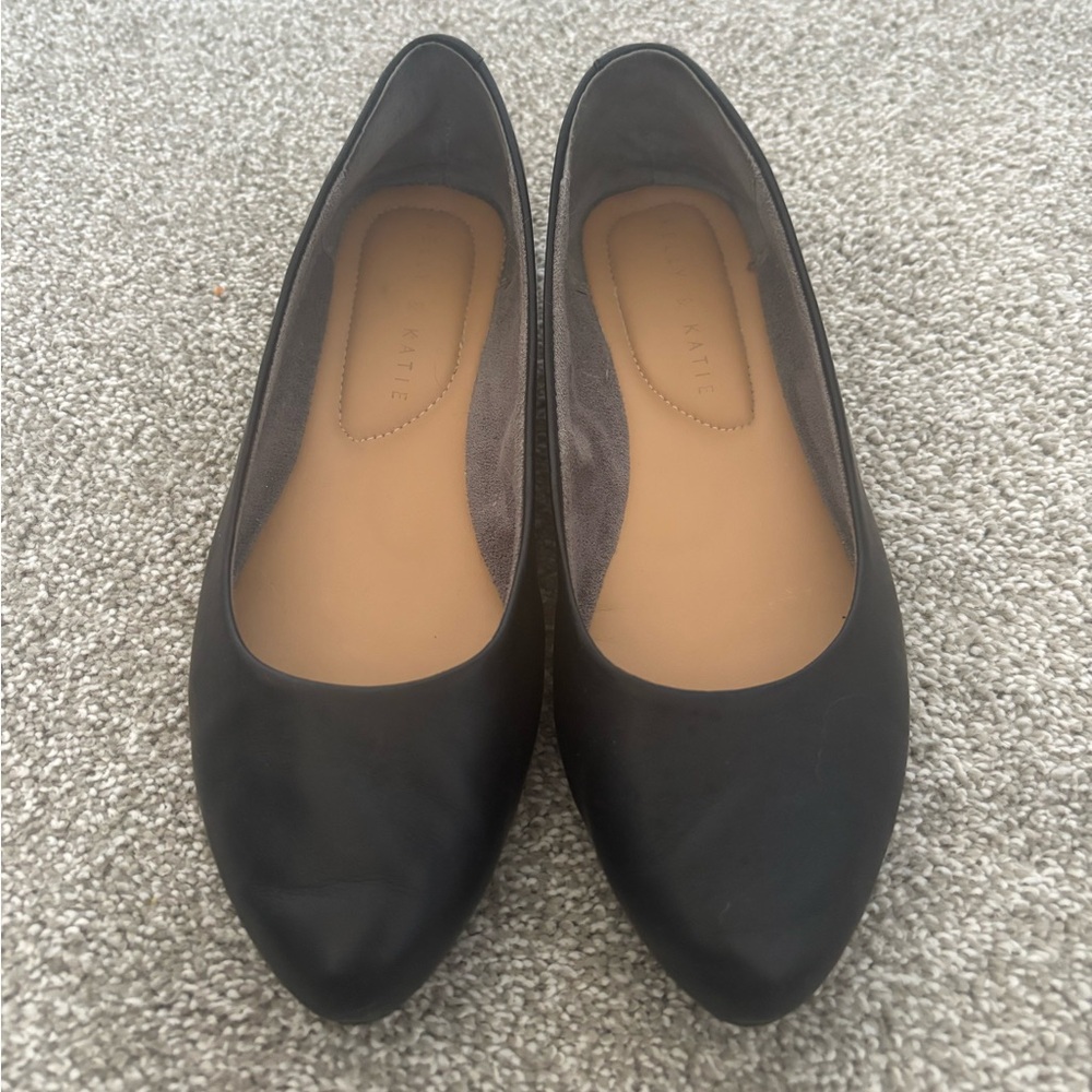 Kelly & Katie Classic Black Flats